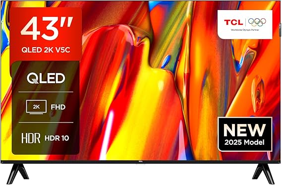TCL 43V5C: il TV smart QLED da 43 pollici che sorprende per qualità e prezzo